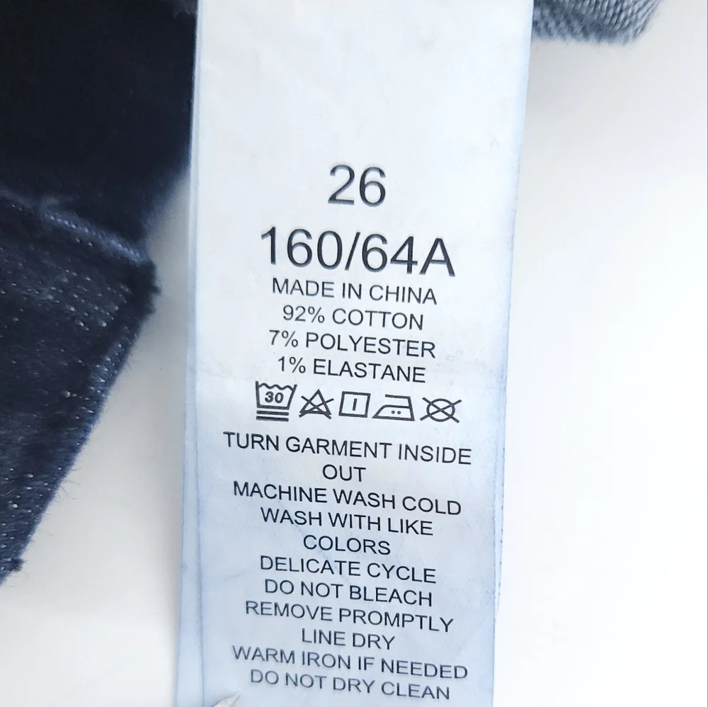 Kate Spade Dark Wash Skinny Jeans Size 26 Stretch Mid Rise Designer Denim
